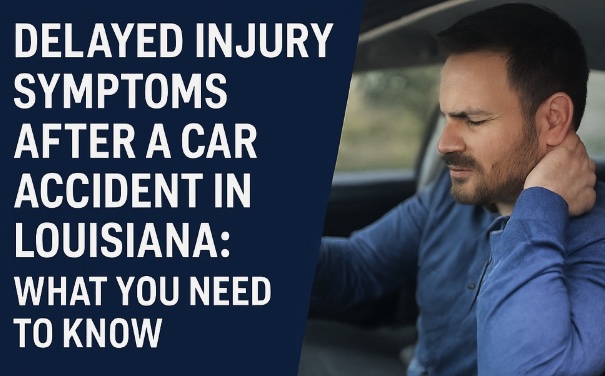 Delayed Injury Symptoms After a Car Accident in Louisiana: What You Need to Know