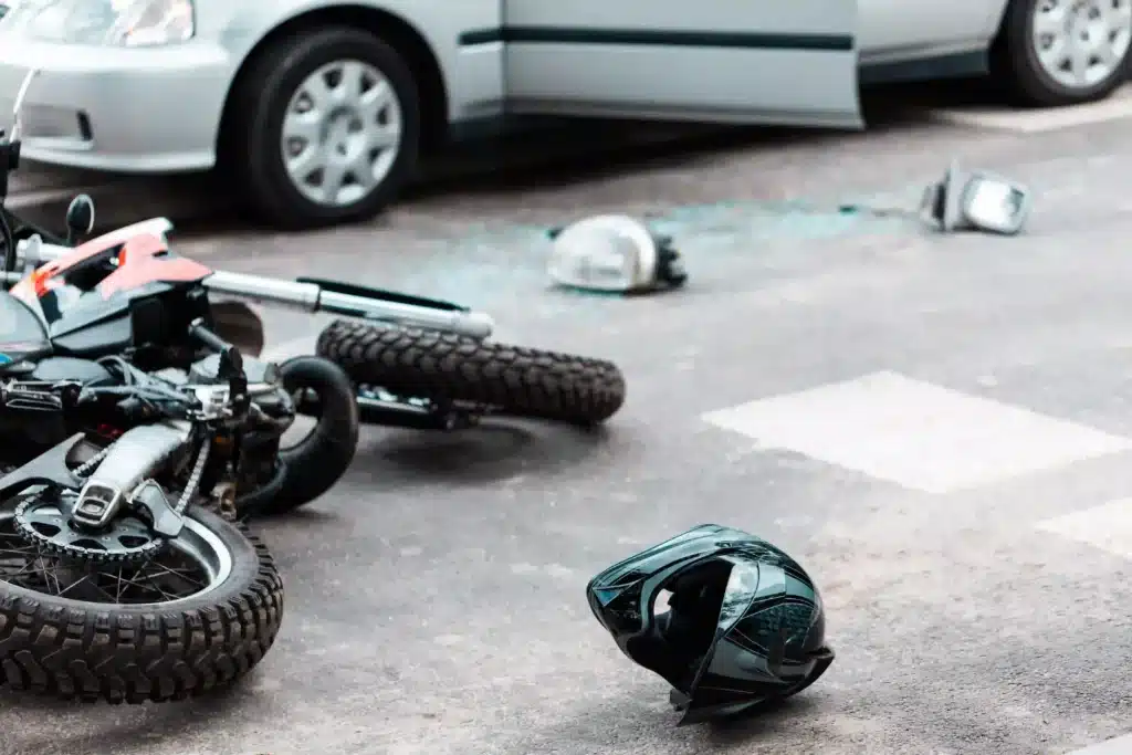 car-and-motorcycle-crash-on-a-city-street-
