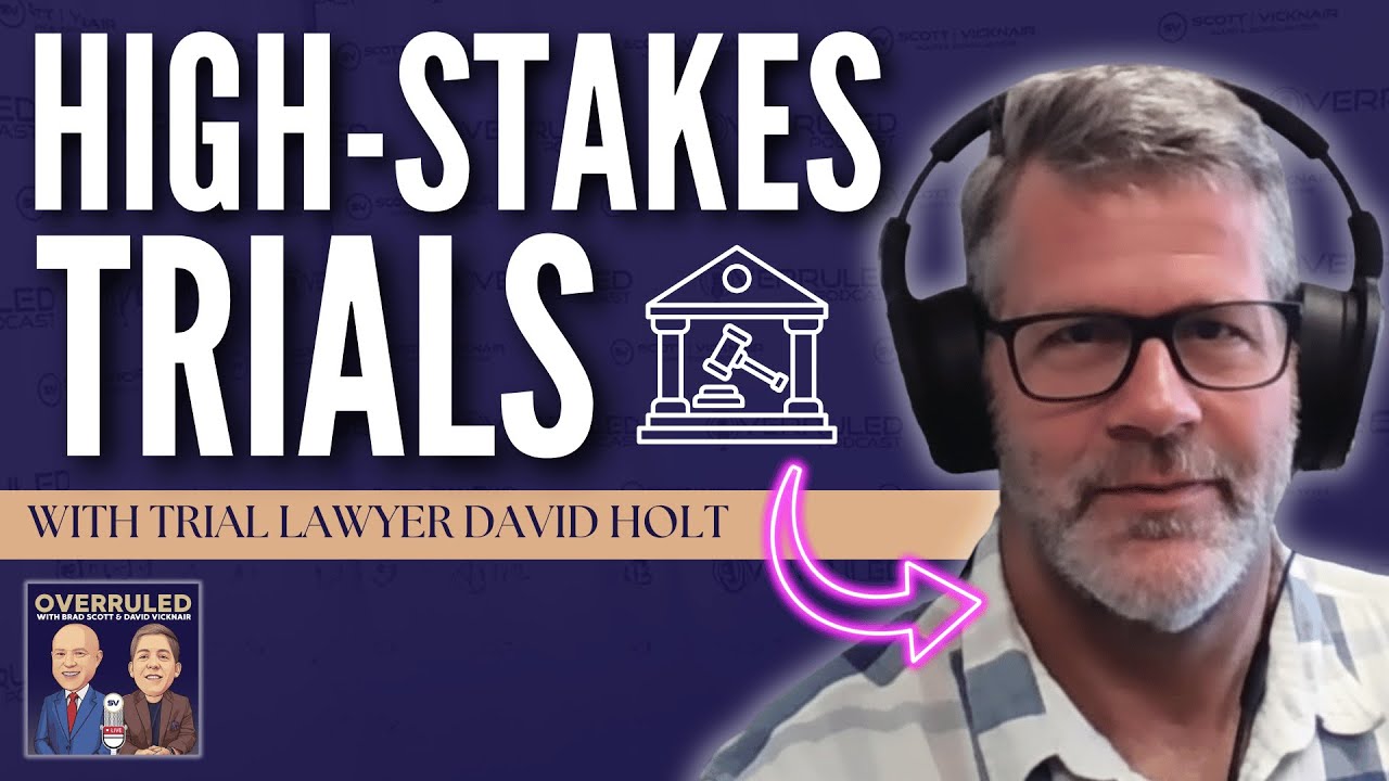 Episodio 83: Dentro de los juicios con jurado de alto riesgo con el abogado litigante David Holt