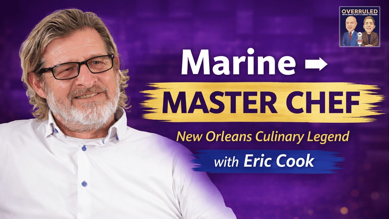 Ep. 95:  From Marine to Master Chef with New Orleans Chef Eric Cook