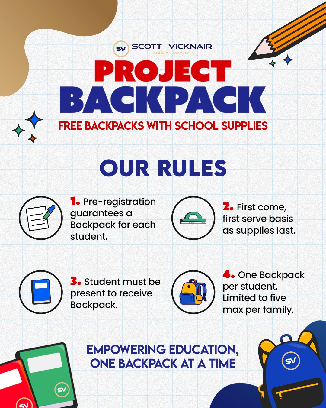 Registro para Project Backpack
