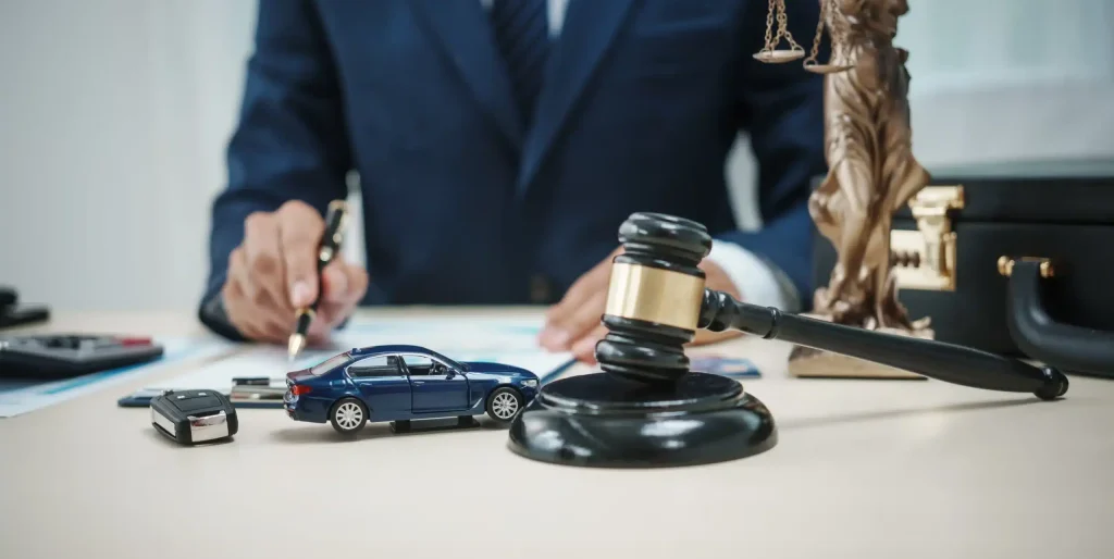 car-accident-law-legal-concept-gavel-and-car-